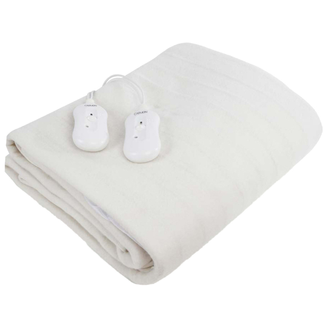 Carmen King White Fitted Electric Blanket
