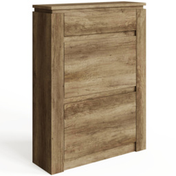 GFW Canyon Oak Grey Shoe Cabinet - thumbnail 2