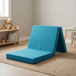 Visco Therapy Turquoise Kids Folding Futon Z Bed Mattress - thumbnail 1