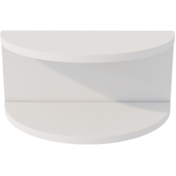 Decorotika Bella White Single Shelf Floating Bedside Stand - thumbnail 3