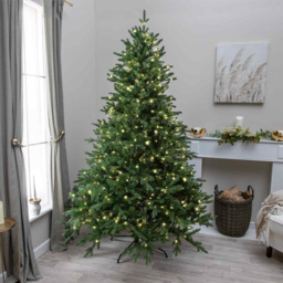 The Christmas Centre Hardwick Warm White LED Pre-Lit Artificial Xmas Tree 7ft - thumbnail 2