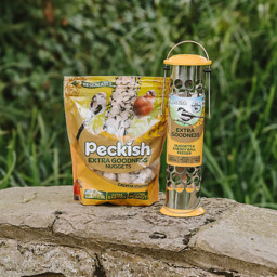 Peckish Wild Bird Extra Goodness Nugget Feeder with Extra 1kg - thumbnail 2