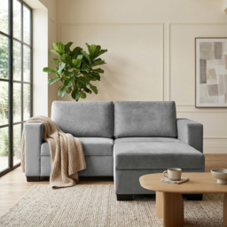 Freya Grey 3 Seater Reversible Right Hand Corner Sofa - thumbnail 3