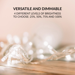 The Christmas Workshop 300 LED String Light Warm White - thumbnail 4