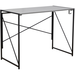 Home Source Brampton Grey Folding Computer Desk - thumbnail 2