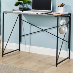 Home Source Brampton Grey Folding Computer Desk