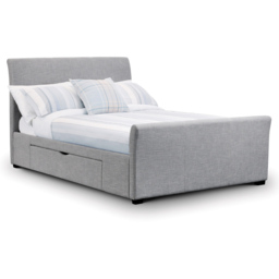 Julian Bowen Capri Double Light Grey Fabric Bed Frame - thumbnail 2