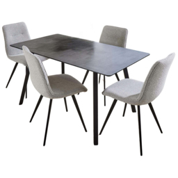 Home Source Wickford Ashford 4 Seater Dining Set - thumbnail 2