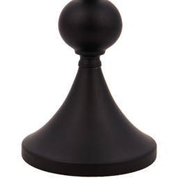 Black Table Top Hurricane Candle Holder - thumbnail 4