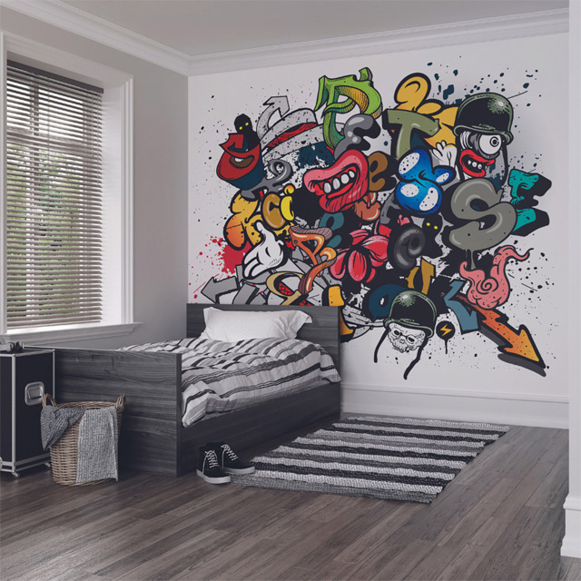Origin Murals Spray Paint Multicolour Wall Mural - image 1