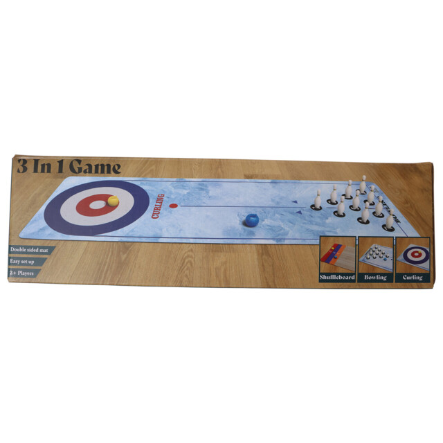 3 in 1 Curling Game - Multicolour - image 1