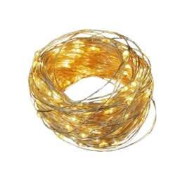 300 Solar Warm White Copper Wire Lights - thumbnail 2