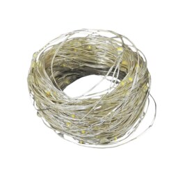 300 Solar Warm White Copper Wire Lights - thumbnail 3