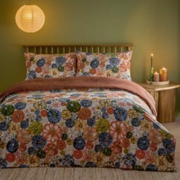 furn. Picking Patch King Size Pumpkin Pecan Duvet Set