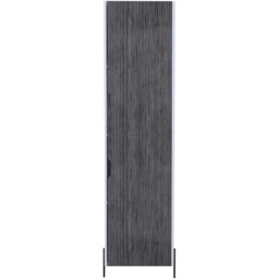 Core Products Dallas 2 Door White and Carbon Grey Tall Storage Cabinet - thumbnail 3