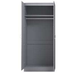 FWStyle Tunis 2 Door Matt Grey Wardrobe - thumbnail 4