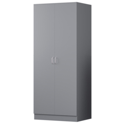 FWStyle Tunis 2 Door Matt Grey Wardrobe - thumbnail 2