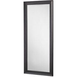 Yearn Dark Grey Scooped Grained Bevelled Full Length Mirror 167.5 x 76cm