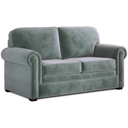 Jay-Be Heritage 2 Seater Cosy Chenille Aqua Sofa Bed with e-Pocket Mattress - thumbnail 2