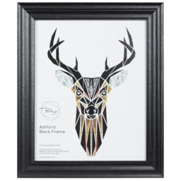 The Port. Co Gallery Ashford Black 10 x 8 inch Photo Frame
