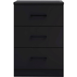 Regent Bedside Table Black - thumbnail 2
