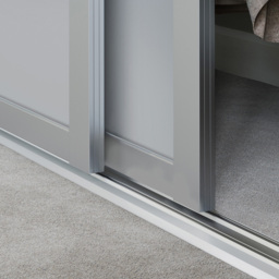 Spacepro Shaker 3 Panel Dove Grey Sliding Door 2220 x 914mm - thumbnail 4