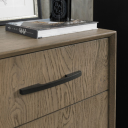 Bentley Designs Vintage Weathered Oak 2 Door 3 Drawer Wide Sideboard - thumbnail 4