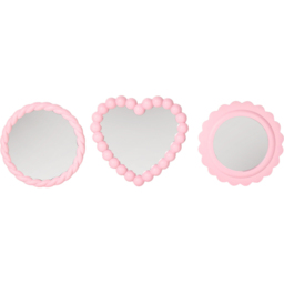 Set of 3 Ballet Bobble Mirrors Pink - thumbnail 1