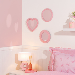 Set of 3 Ballet Bobble Mirrors Pink - thumbnail 2