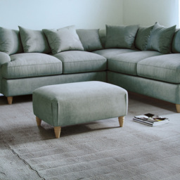 Clara Faro 10 Blue Agmamito Footstool - thumbnail 3
