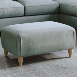 Clara Faro 10 Blue Agmamito Footstool