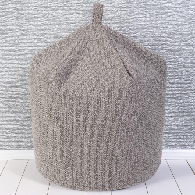 Kaikoo Grey Boucle Bean Bag - image 1