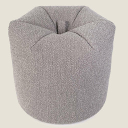 Kaikoo Grey Boucle Bean Bag - thumbnail 2