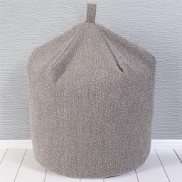 Kaikoo Grey Boucle Bean Bag