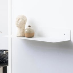 Florence Joliet White Rectangular Wall Shelf - thumbnail 1