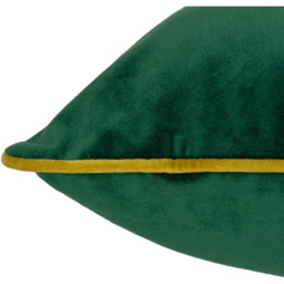Furn Meridian Velvet Emerald and Moss Cushion 45 x 45cm - thumbnail 4