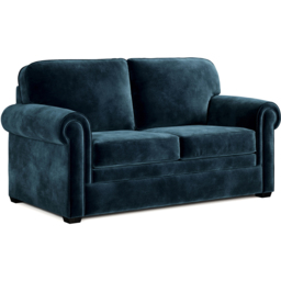 Jay-Be Heritage 2 Seater Luxe Velvet Airforce Sofa Bed with e-Pocket Mattress - thumbnail 2