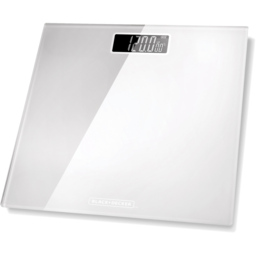 BLACK+DECKER White Bathroom Scale