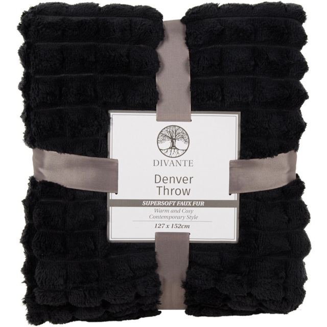 Divante Denver Throw - Black - image 1