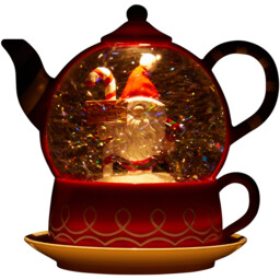 LED Novelty Gonk Teapot - Red - thumbnail 3