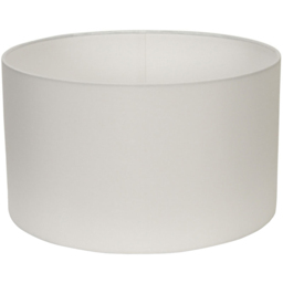 ValueLights Reni Medium White Fabric Drum Shade - thumbnail 1