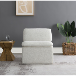 Soho Cream Boucle Chair - thumbnail 3