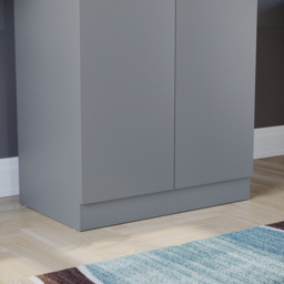 Vida Designs Riano Grey 2 Door Wardrobe - thumbnail 4