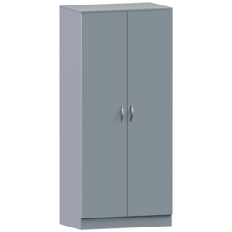 Vida Designs Riano Grey 2 Door Wardrobe - thumbnail 2