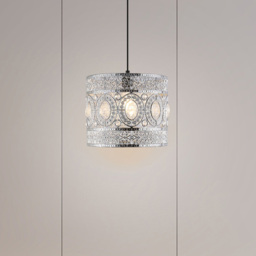 Moxie Chrome Lamp Shade - thumbnail 2