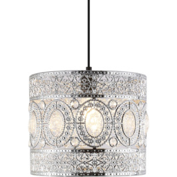 Moxie Chrome Lamp Shade - thumbnail 3