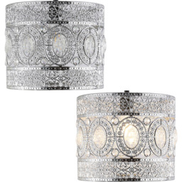Moxie Chrome Lamp Shade - thumbnail 4