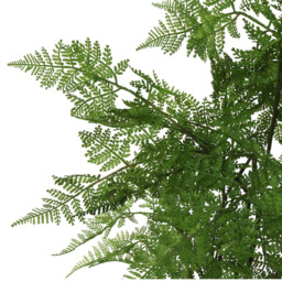 Leaf Extra Large Moss Base Fern Foliage Artificial Plant with Copper Metal Planter 150cm - thumbnail 4