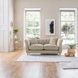 2 Seater Putty Velvet Sofa - thumbnail 3