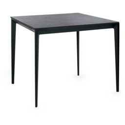 Julian Bowen Miami 4 Seater Slate Square Dining Table Grey - thumbnail 2